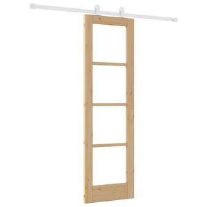 vidaXL Porte coulissante ORKDAL Naturel 61 x 198,5 cm