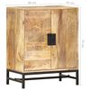 vidaXL Buffet 60x35x75 cm Bois de manguier massif