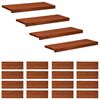 vidaXL Marches d'escalier 20 pi&egrave;ces 70 x 30 x 2 cm Marron