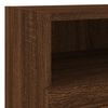 vidaXL Meuble TV mural ch&ecirc;ne marron 40x30x30 cm bois d'ing&eacute;nierie