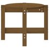vidaXL Table basse Marron miel 87x48x35 cm Bois massif de pin