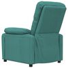 vidaXL Fauteuil de massage Vert fonc&eacute; Tissu