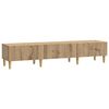 vidaXL Meuble TV Ch&ecirc;ne artisanal 147 x 34,5 x 30 cm Bois d'ing&eacute;nierie