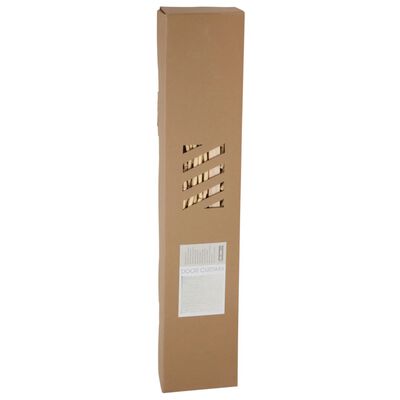 H&S Collection Rideau de porte 90x200 cm sorgho naturel