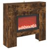 vidaXL Chemin&eacute;e &eacute;lectrique Ch&ecirc;ne fum&eacute; 100 x 24,5 x 90 cm