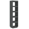 vidaXL Biblioth&egrave;que/S&eacute;parateur de pi&egrave;ce Gris 40x35x167 cm Pin solide