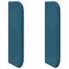 vidaXL Oreille de t&ecirc;te de lit Bleu 40,5 x 40,5 x 4 cm Velours