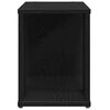 vidaXL Meuble TV ch&ecirc;ne noir 60x24x32 cm bois d'ing&eacute;nierie
