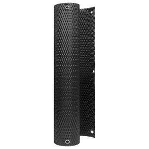 vidaXL &Eacute;cran de Balcon avec &OElig;illets 500 x 100 cm polyrotin Noir