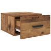 vidaXL Cabinet de chevet 2 pcs Bois ancien 35 x 35 x 20 cm