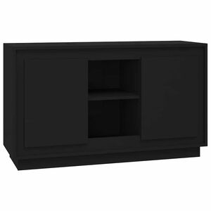 vidaXL Buffet Noir 102x35x60 cm bois d'ing&eacute;nierie