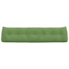 vidaXL Coussin de Dos Vert clair 200 x 24 x 50 cm Velours