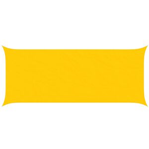 vidaXL Voile d'ombre Jaune 6 x 2,5 m 100 % polyester Oxford