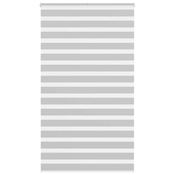 vidaXL Store z&egrave;bre gris clair largeur du tissu 125,9 cm polyester