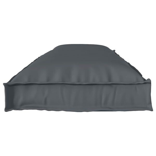 vidaXL Set de coussins de palette 2 pcs Anthracite 150 x 40 x 8 cm