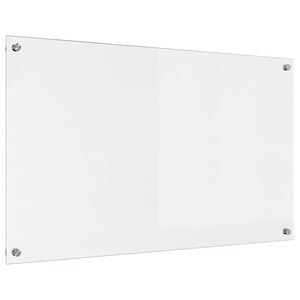 vidaXL Protection de cuisine Transparent 100 x 60 cm verre tremp&eacute;