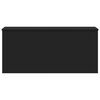 vidaXL Bo&icirc;te de rangement noir 100x42x46 cm bois d'ing&eacute;nierie