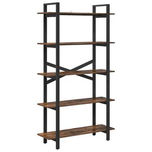 vidaXL &Eacute;tag&egrave;re 5 niveaux 100 x 33,5 x 178 cm Bois d'ing&eacute;nierie