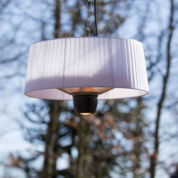 Sunred Chauffage suspendu Artix compact 1500W Halog&egrave;ne Blanc ARTIXC-HW