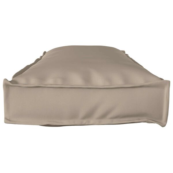vidaXL Coussin Taupe 120 x 40 x 8 cm Tissu Oxford