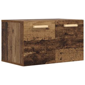vidaXL Meuble mural Bois ancien 60 x 36,5 x 35 cm Bois d'ing&eacute;nierie
