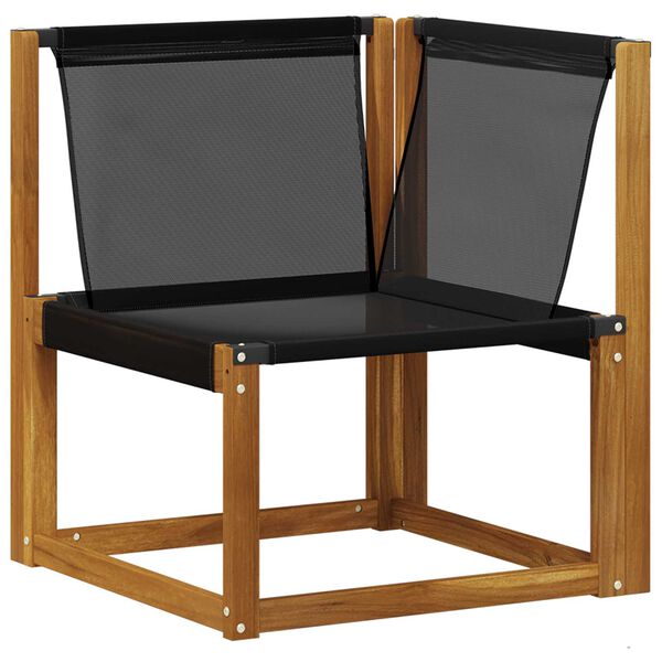 vidaXL Ensemble de canap&eacute;s d'ext&eacute;rieur 10 pcs Naturel et Noir