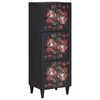 vidaXL Armoires de rangement avec porte Multicolore 40 x 33,5 x 110 cm