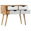 vidaXL Buffet 85 x 40 x 71 cm Bois de manguier massif