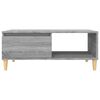 vidaXL Table basse Sonoma gris 90x50x36,5 cm Bois d'ingénierie