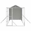 vidaXL Chenil d'ext&eacute;rieur pour chiens avec toit argent&eacute; 2x6x2,5 m