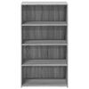 vidaXL Buffet haut sonoma gris 70x41x124 cm bois d'ingénierie