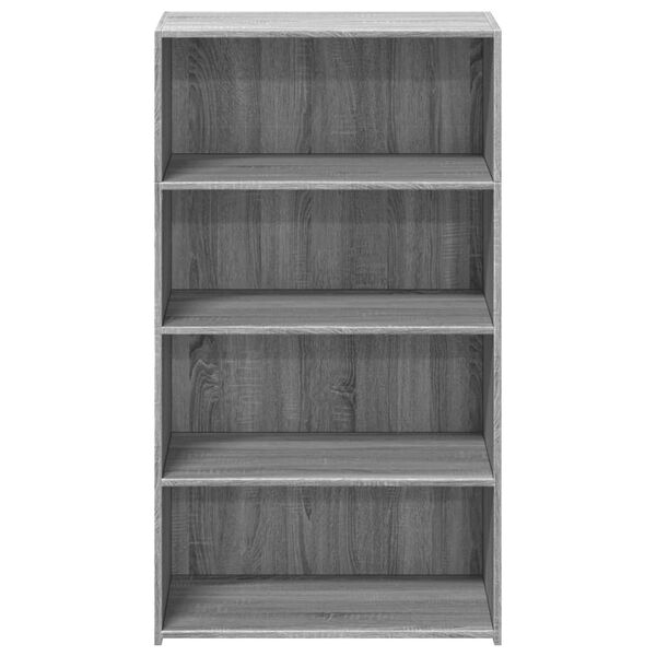 vidaXL Buffet haut sonoma gris 70x41x124 cm bois d'ingénierie