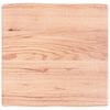 vidaXL Dessus de table bois massif trait&eacute; bordure assortie