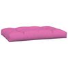 vidaXL Coussins de palette lot de 7 rose tissu