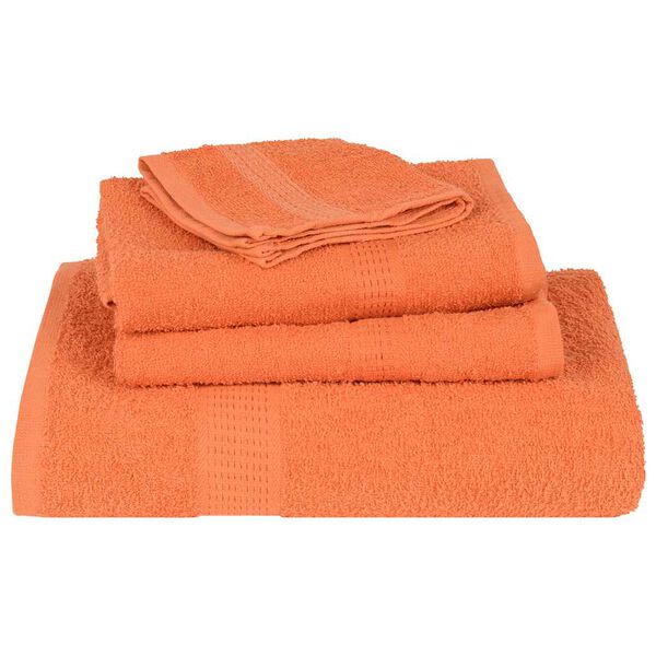 vidaXL Serviettes de sauna FROGN 2 pcs orange 80x200 cm 360 g/m&sup2;