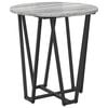 vidaXL Ensemble de tables d'appoint 2 pcs Gris Sonoma et noir