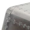 vidaXL Table basse Aviator Style d'avion vintage Aluminium