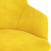 vidaXL Tabourets de bar lot de 2 jaune moutarde velours