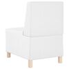 vidaXL Unit&eacute; de Sofa Modulaire Sans Accoudoirs 2 pcs Blanc