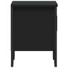 vidaXL Tables de chevet 2 pcs Noir 40 x 30 x 40 cm Agglom&eacute;r&eacute;