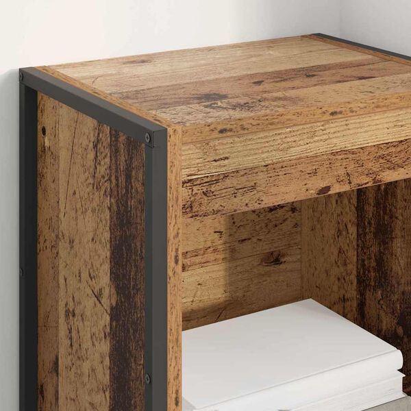 vidaXL Biblioth&egrave;que Bois Ancien 80 x 30 x 155 cm Bois d'ing&eacute;nierie