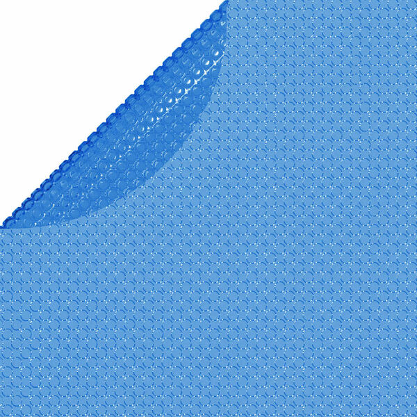 vidaXL Film solaire de piscine ronde PE 455 cm Bleu