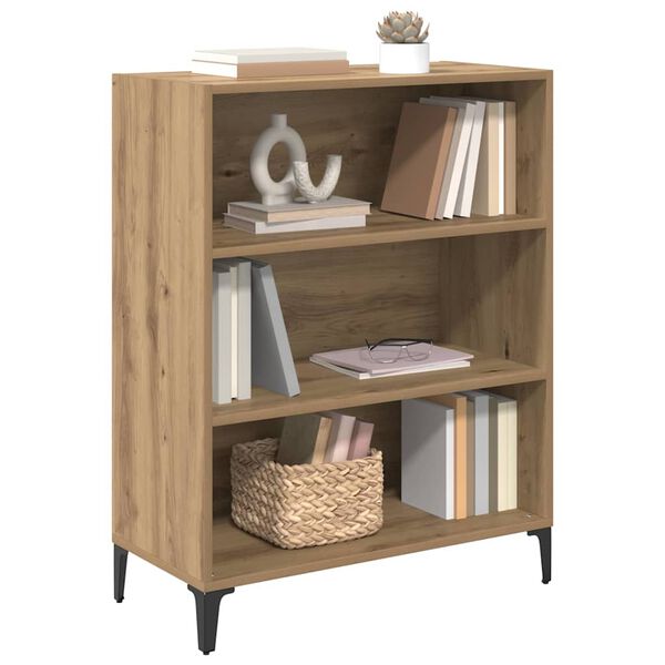 vidaXL Buffet Ch&ecirc;ne artisanal 69,5 x 32,5 x 90 cm Bois d'ing&eacute;nierie