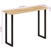 vidaXL Table console à live edge 105x33x76 cm bois de manguier massif