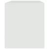 vidaXL Meuble TV blanc 67x39x44 cm acier