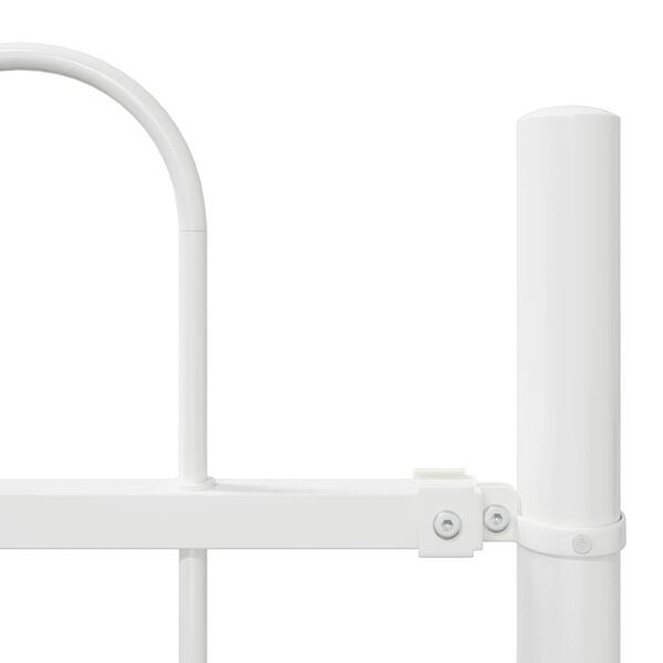 vidaXL Cl&ocirc;ture de jardin 5 pcs Blanc 8,5 x 0,6 m