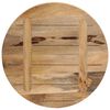 vidaXL Dessus de table &Oslash; 60x2,5 cm rond bois massif de manguier brut