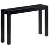 vidaXL Table console Noir 118 x 30 x 76 cm Bois de manguier massif