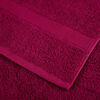 vidaXL Serviette Invit&eacute; SOLUND Bordeaux Coton