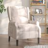 vidaXL Fauteuil inclinable Motif &agrave; lignes Tissu